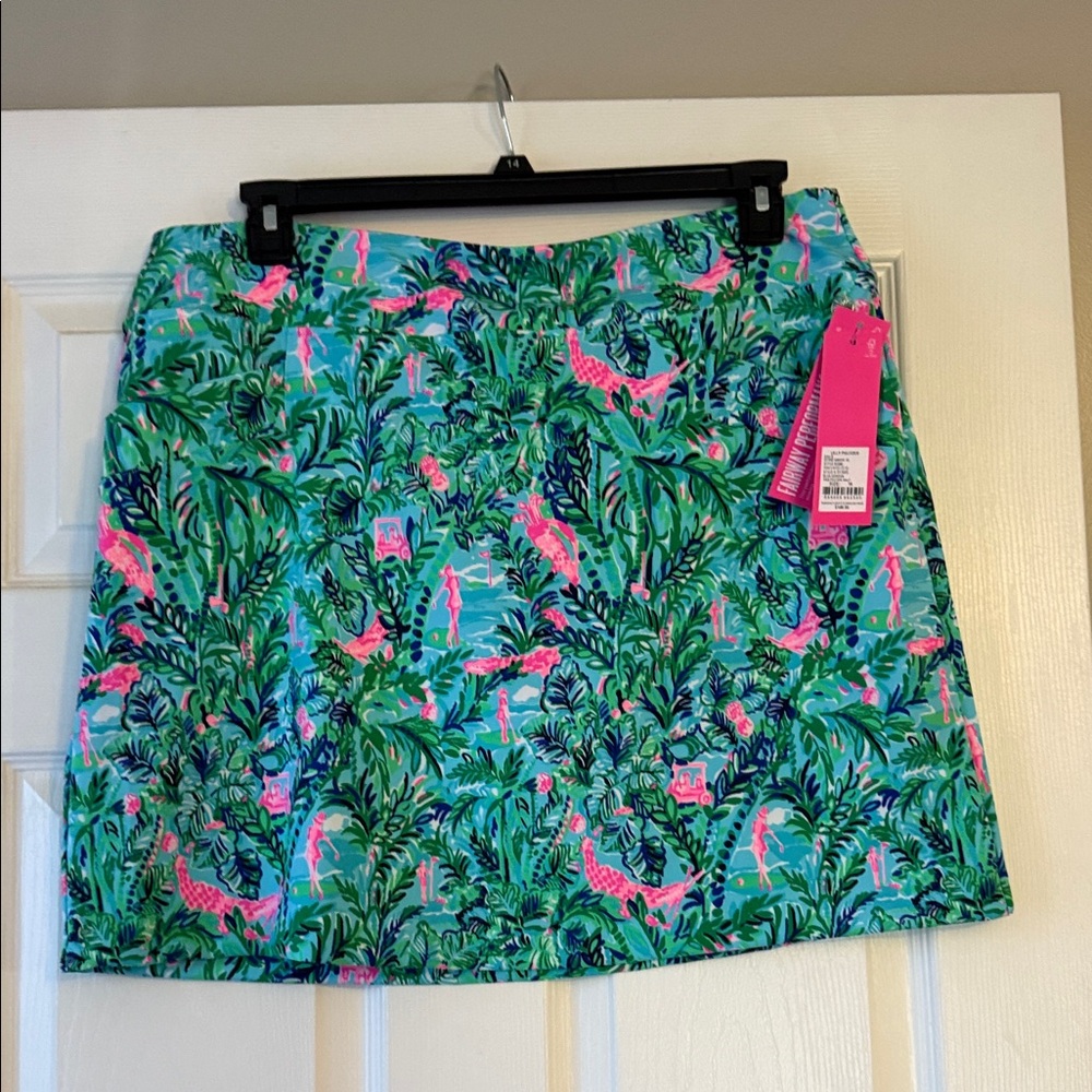 NWT Lilly Pulitzer Monica Skort Blue Horizon Parfection Golf